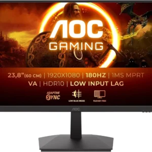AOC 24G15N 24 inch Gaming Monitor, 1080p, 180Hz refresh rate, 1ms response time