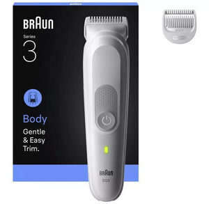 BRAUN Series 3 BG3500 Wet & Dry Body Groomer + 2 Grooming Tools - Grey NEW