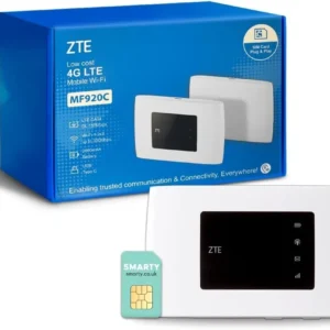 ZTE MF920, 4G+ MiFi Portable WiFi, Connect 32 Devices, Lasts up to 10hour Batter