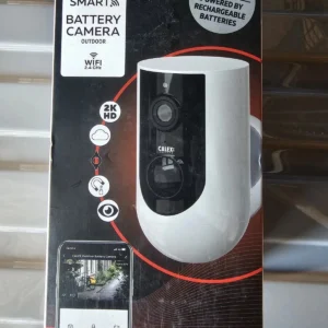 Calex Smart Security Camera Wireless - for Outdoors - 2K - Battery Powered