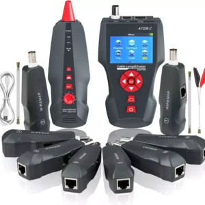 KOLSOL Network Cable Tester, AT226-C LAN Network Cable Tester for RJ45, RJ11,