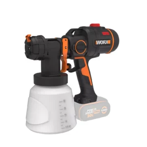 WORX Powershare Cordless Paint Sprayer 20V 1000ml BODY ONLY WX020.9